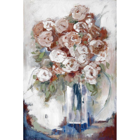 Rose Gold Black Modern Wood Framed Art Print by Buckley, Mary