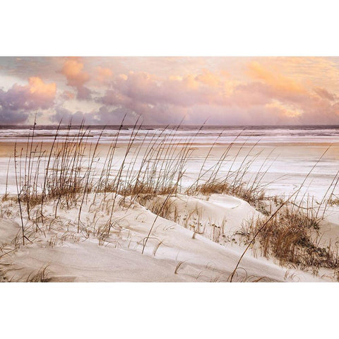 Whispers In the Dunes Black Modern Wood Framed Art Print by Celebrate Life Gallery