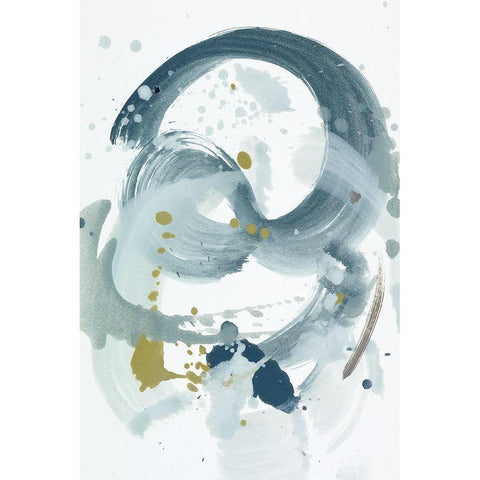 Centered On You IV Black Modern Wood Framed Art Print with Double Matting by Ellens, Jacqueline