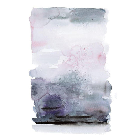 I Get Misty White Modern Wood Framed Art Print by Pasion, Wani
