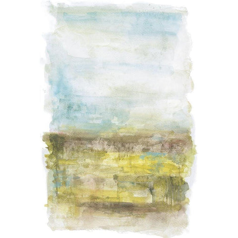 Into the Wide Blue Black Modern Wood Framed Art Print by Pasion, Wani