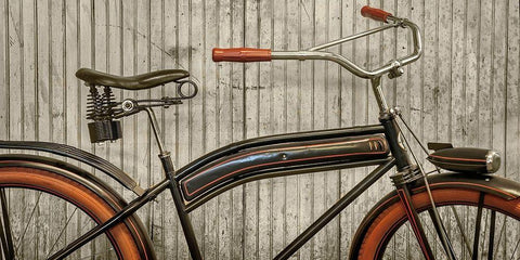 American Made White Modern Wood Framed Art Print with Double Matting by Smith, Ken