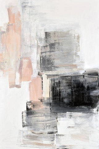 Peaches I Black Ornate Wood Framed Art Print with Double Matting by Snow , Aerial