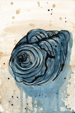 Deep Sea Treasure I White Modern Wood Framed Art Print with Double Matting by St.Amant, Yvette