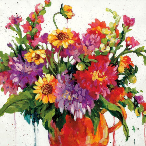 Salsa Bunch Gold Ornate Wood Framed Art Print with Double Matting by Charuk, Jill