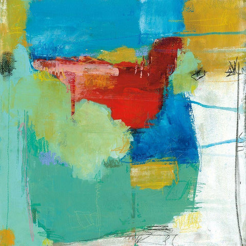 Clarity Black Modern Wood Framed Art Print by Carstensen, Amy Leigh