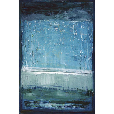 Elemental Black Modern Wood Framed Art Print with Double Matting by Gold, Caroline
