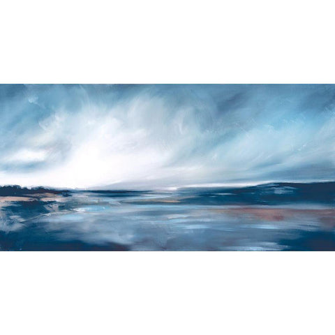 Island Light Black Modern Wood Framed Art Print with Double Matting by Parent, Joanne
