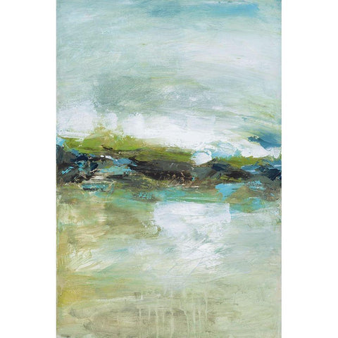 The Cool Before The Warmth I Black Modern Wood Framed Art Print by Pasion, Wani
