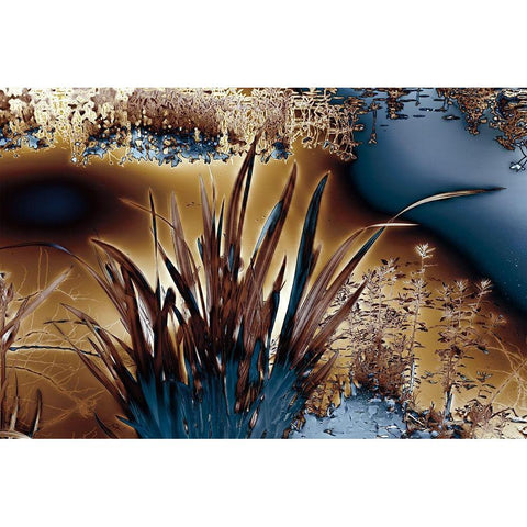 Gold Faith II White Modern Wood Framed Art Print by Hoh, Roy