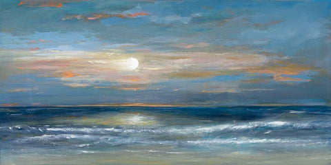 Soleil Black Modern Wood Framed Art Print by Kadmiri, Aziz