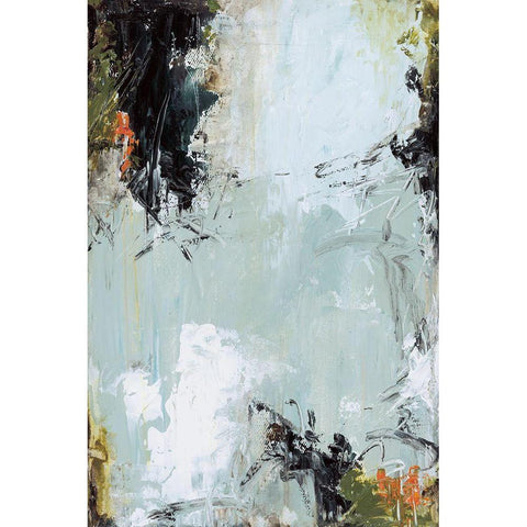 Rain and Rust Black Modern Wood Framed Art Print by Pasion, Wani