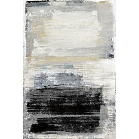 Neutral Study Black Modern Wood Framed Art Print by Snow, Aerial