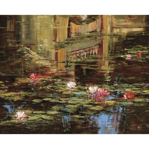 Classical Reflections White Modern Wood Framed Art Print by Panossian, Paul