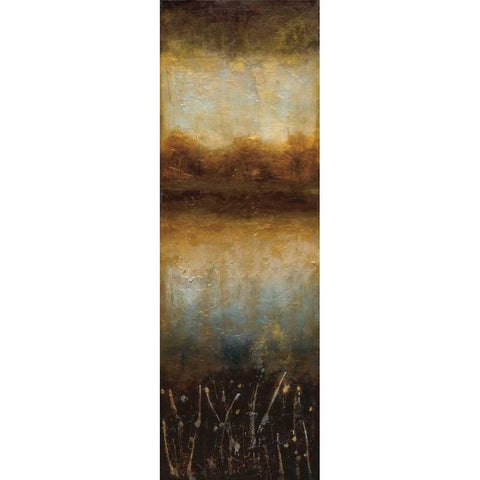 Crystal Lake I White Modern Wood Framed Art Print by Pasion, Wani
