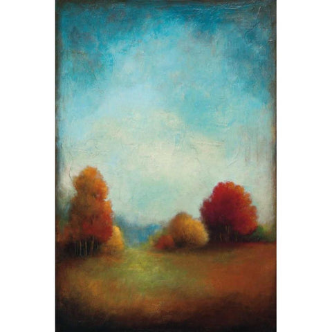 Through the Center Black Modern Wood Framed Art Print by Pasion, Wani