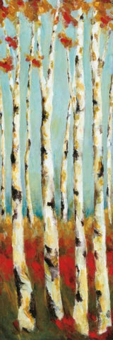 Tall Tales II White Modern Wood Framed Art Print with Double Matting by Pasion, Wani