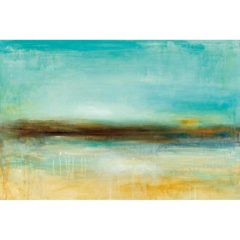 Anas Pier Black Modern Wood Framed Art Print with Double Matting by Pasion, Wani