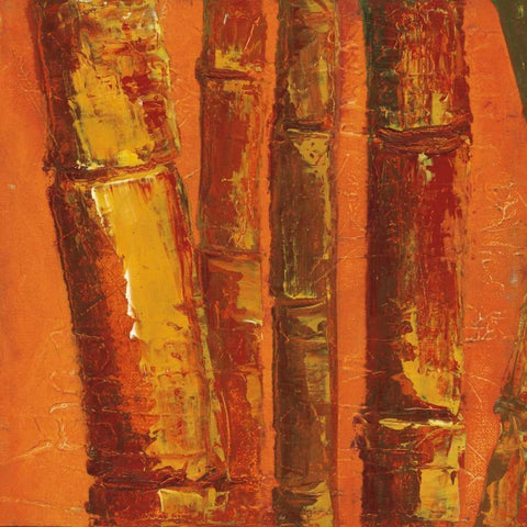 Bamboo Columbia III Gold Ornate Wood Framed Art Print with Double Matting by Quintero, Tita