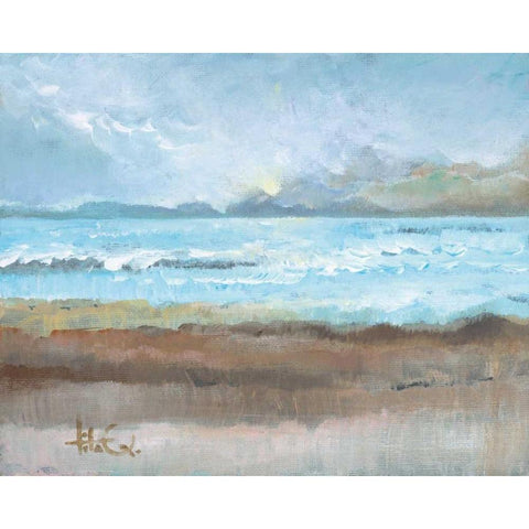 Moments II White Modern Wood Framed Art Print by Quintero, Tita