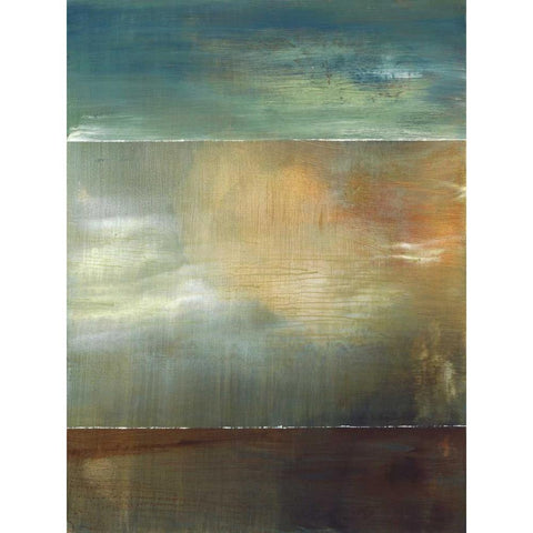 The Space Between White Modern Wood Framed Art Print by Ross, Heather