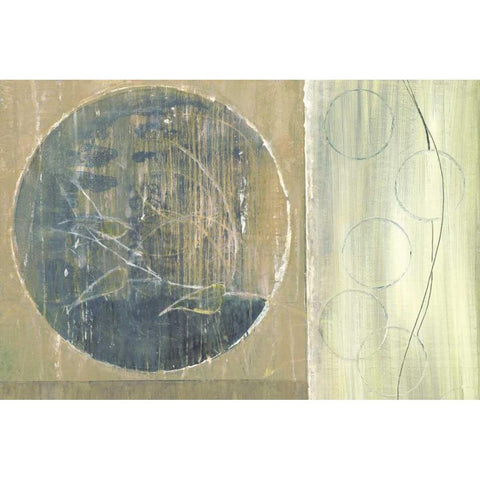 Floating Bamboo Black Modern Wood Framed Art Print by Ross, Heather