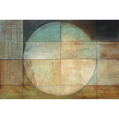 Map of a Perfect Day White Modern Wood Framed Art Print by Ross, Heather