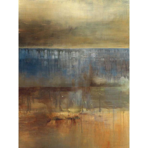 Ambergris Black Modern Wood Framed Art Print with Double Matting by Ross, Heather