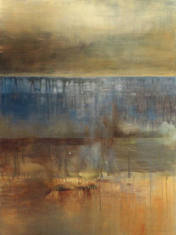 Ambergris White Modern Wood Framed Art Print with Double Matting by Ross, Heather