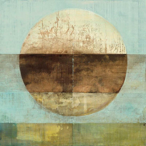 The Gathering Shore White Modern Wood Framed Art Print with Double Matting by Ross, Heather