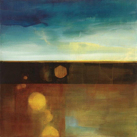 Refract-Release Black Modern Wood Framed Art Print by Ross, Heather