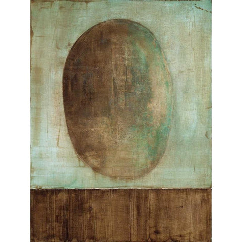 Earthly Beginnings Black Modern Wood Framed Art Print by Ross, Heather