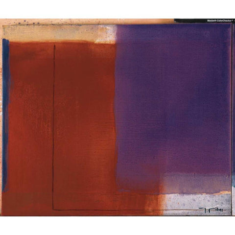 Hours of the Day I Black Modern Wood Framed Art Print with Double Matting by Ribas, Jaume