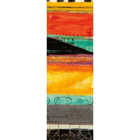 Waldo Canyon Black Modern Wood Framed Art Print by Samyn, Dominique