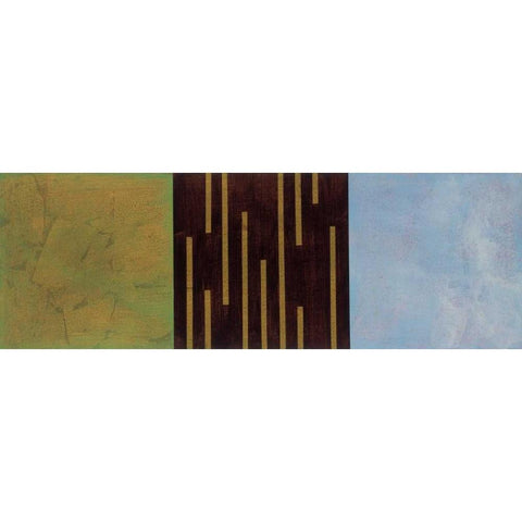 Transit 11 Black Modern Wood Framed Art Print by Strasenburgh, Jennifer