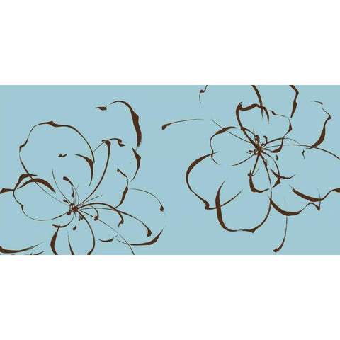 Blooming Moments I Black Modern Wood Framed Art Print by Sugita, Katsumi