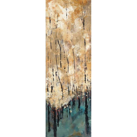 Natures Abundance I Black Modern Wood Framed Art Print with Double Matting by Solis, Luis