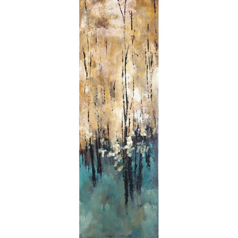 Natures Abundance II Black Modern Wood Framed Art Print with Double Matting by Solis, Luis