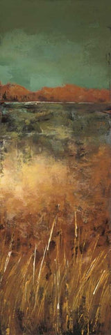 The View at a Distance II Black Ornate Wood Framed Art Print with Double Matting by Solis, Luis