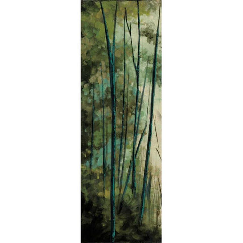 La Senda I White Modern Wood Framed Art Print by Solis, Luis