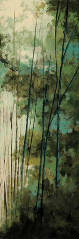 La Senda II Black Ornate Wood Framed Art Print with Double Matting by Solis, Luis