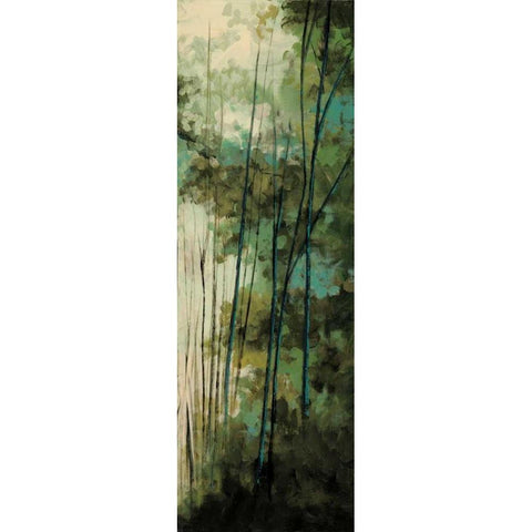 La Senda II White Modern Wood Framed Art Print by Solis, Luis