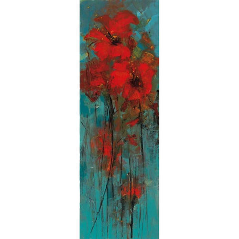 Delights of the Heart I White Modern Wood Framed Art Print by Solis, Luis