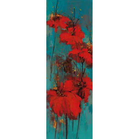 Delights of the Heart II White Modern Wood Framed Art Print by Solis, Luis