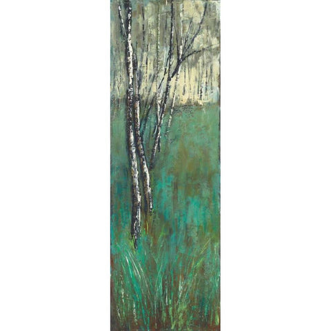 Natures Companions I Black Modern Wood Framed Art Print with Double Matting by Solis, Luis