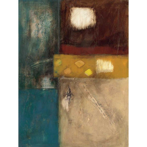 Structure I White Modern Wood Framed Art Print by Thorngren, Mary Beth