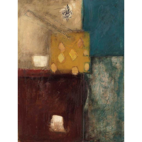 Structure II White Modern Wood Framed Art Print by Thorngren, Mary Beth