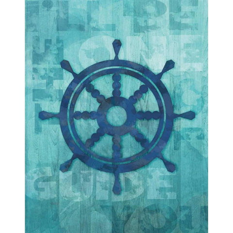 Guide You Gold Ornate Wood Framed Art Print with Double Matting by Veysey, Sofia