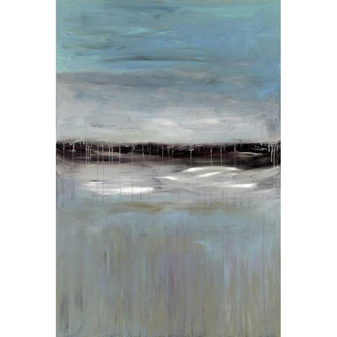 Midday Break Black Modern Wood Framed Art Print with Double Matting by Veysey, Sofia