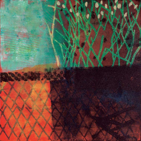 Borrowed Light Black Ornate Wood Framed Art Print with Double Matting by Willson, Valerie